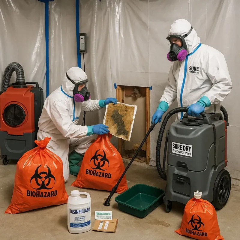 Contaminated Water Handling Protocols process in Hayti, SD